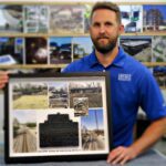 May contain P-Tn employee holding a finished shadow box. | P-Tn